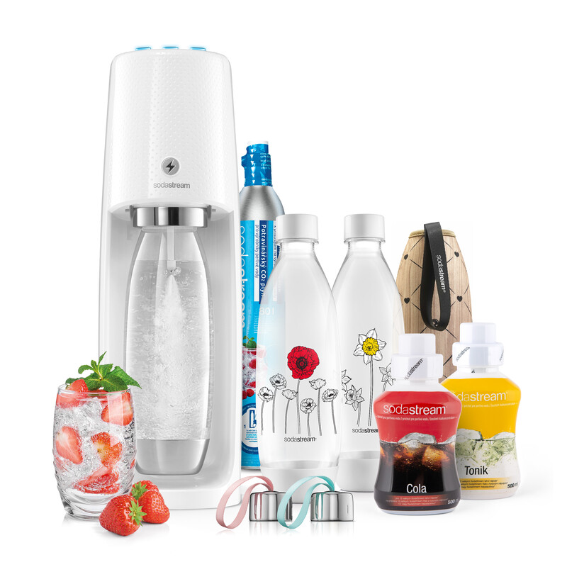 SPIRIT ONE TOUCH WHITE MEGAPACK Výrobník sody SodaStream