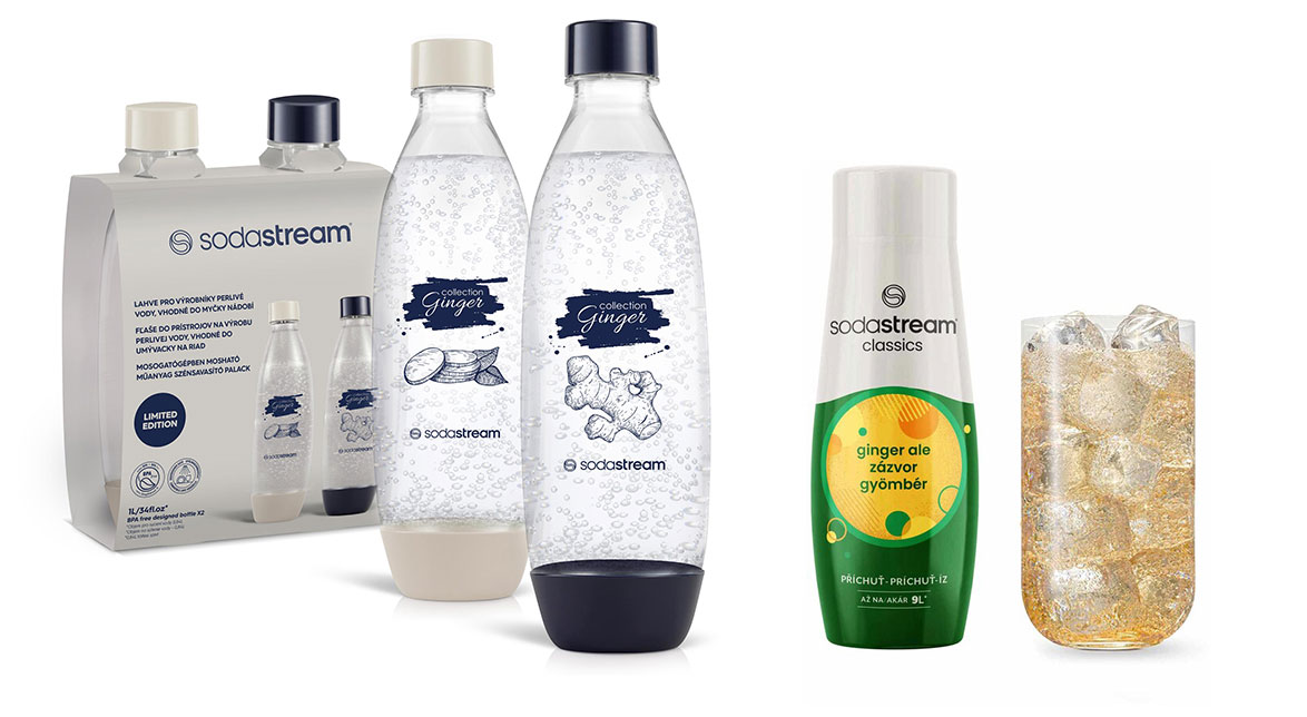 Limitovaná edice SodaStream GINGER ALE Megapack